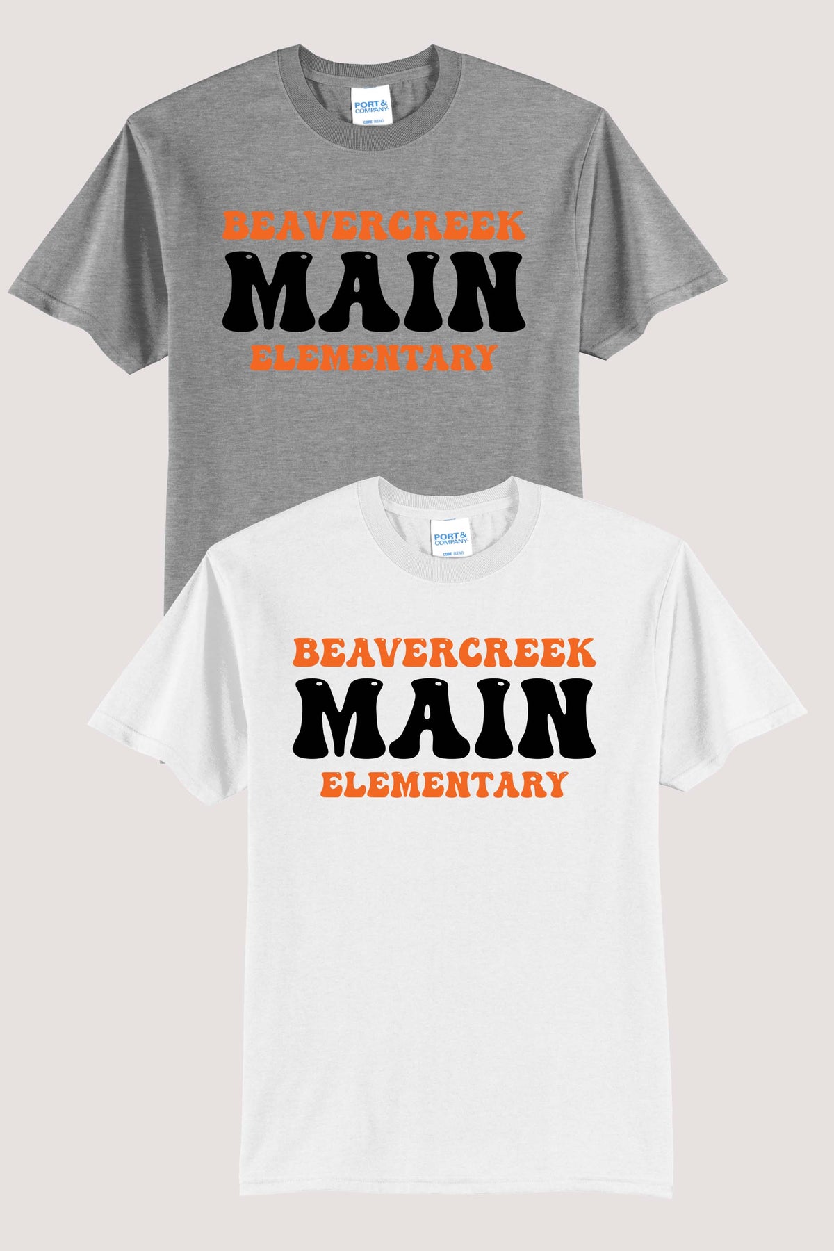 Main Elementary Bubble Port & Co® Core Blend Tee (ready 11/30)