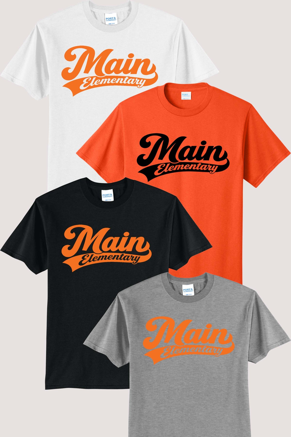 Main Elementary Port & Co® Core Blend Tee (ready 11/30)