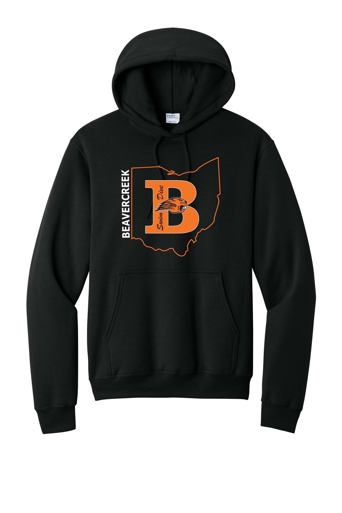 Beavercreek Swim and Dive Ohio Port & Company® Core Fleece Pullover Hooded Sweatshirt (Pre Order) (Copy)