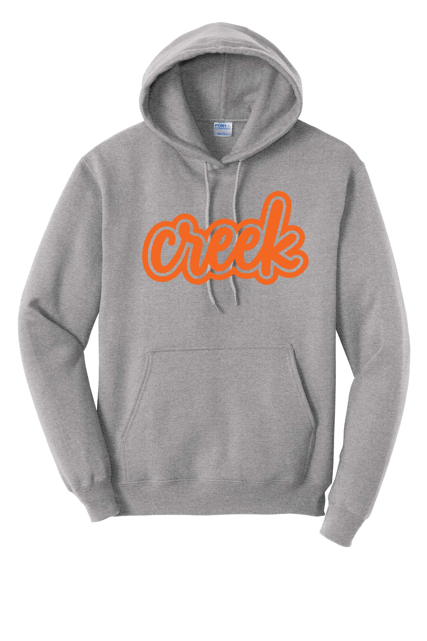 Creek Script Port & Company® Core Fleece Pullover Hooded Sweatshirt (Ready 8/12) (Copy)