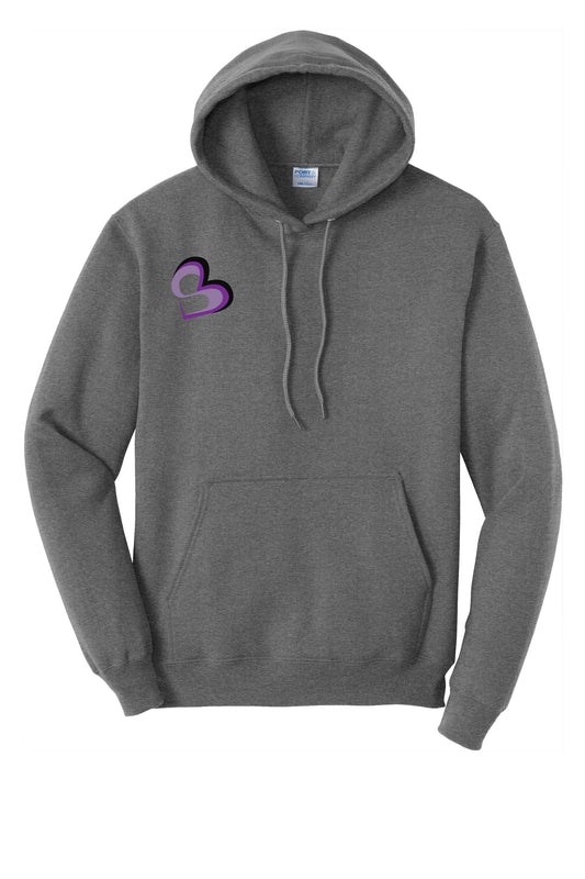 SBM Heart Small Right Chest Logo Hoodie