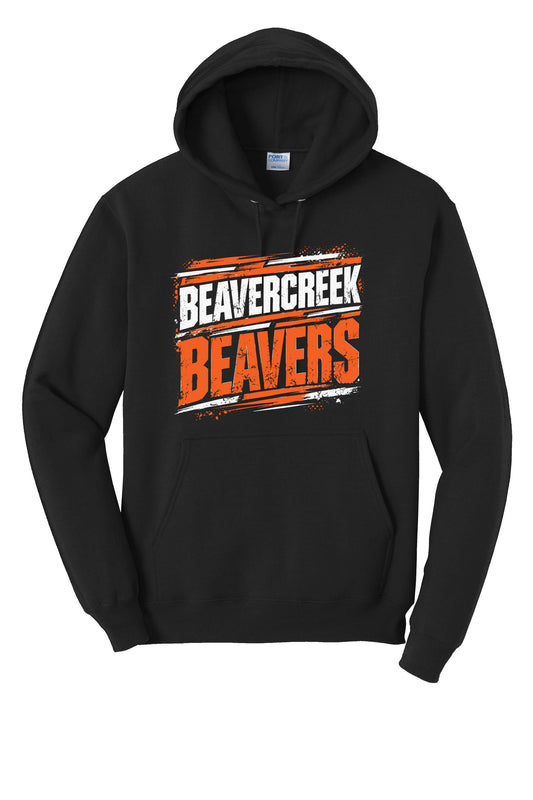 Beavercreek High School Distressed Beaver Hoodie