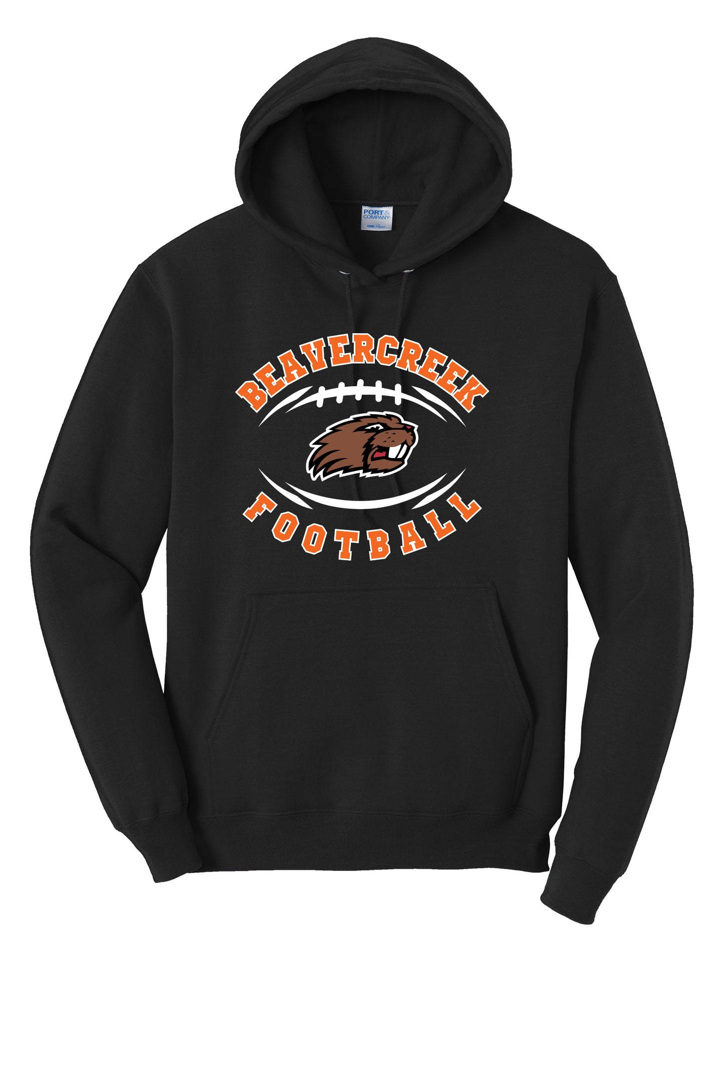 Eager Beaver Football Port & Company® Core Fleece Pullover Hooded Sweatshirt (Ready 7/6)