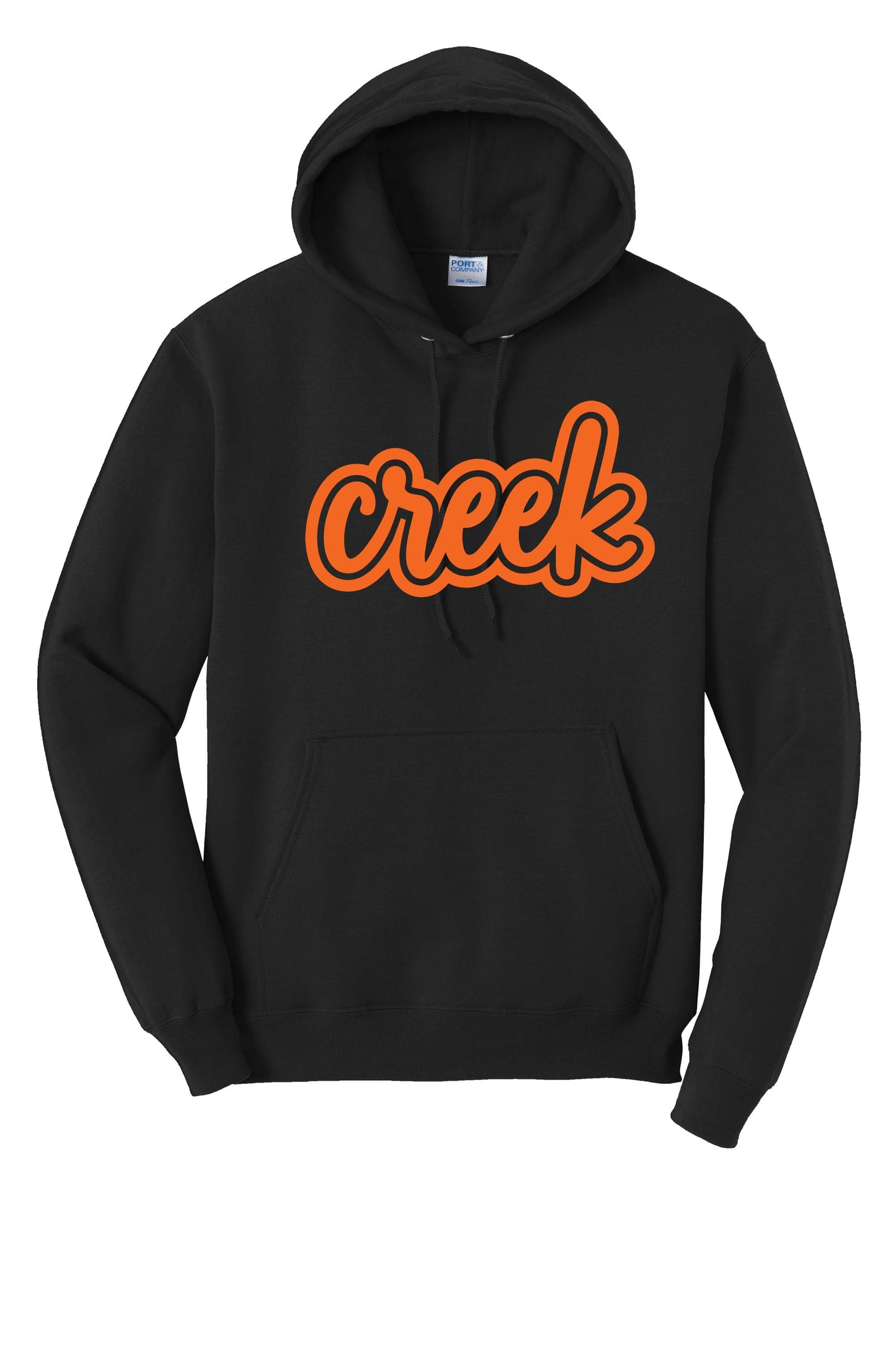 Creek Script Port & Company® Core Fleece Pullover Hooded Sweatshirt (Ready 8/12) (Copy)