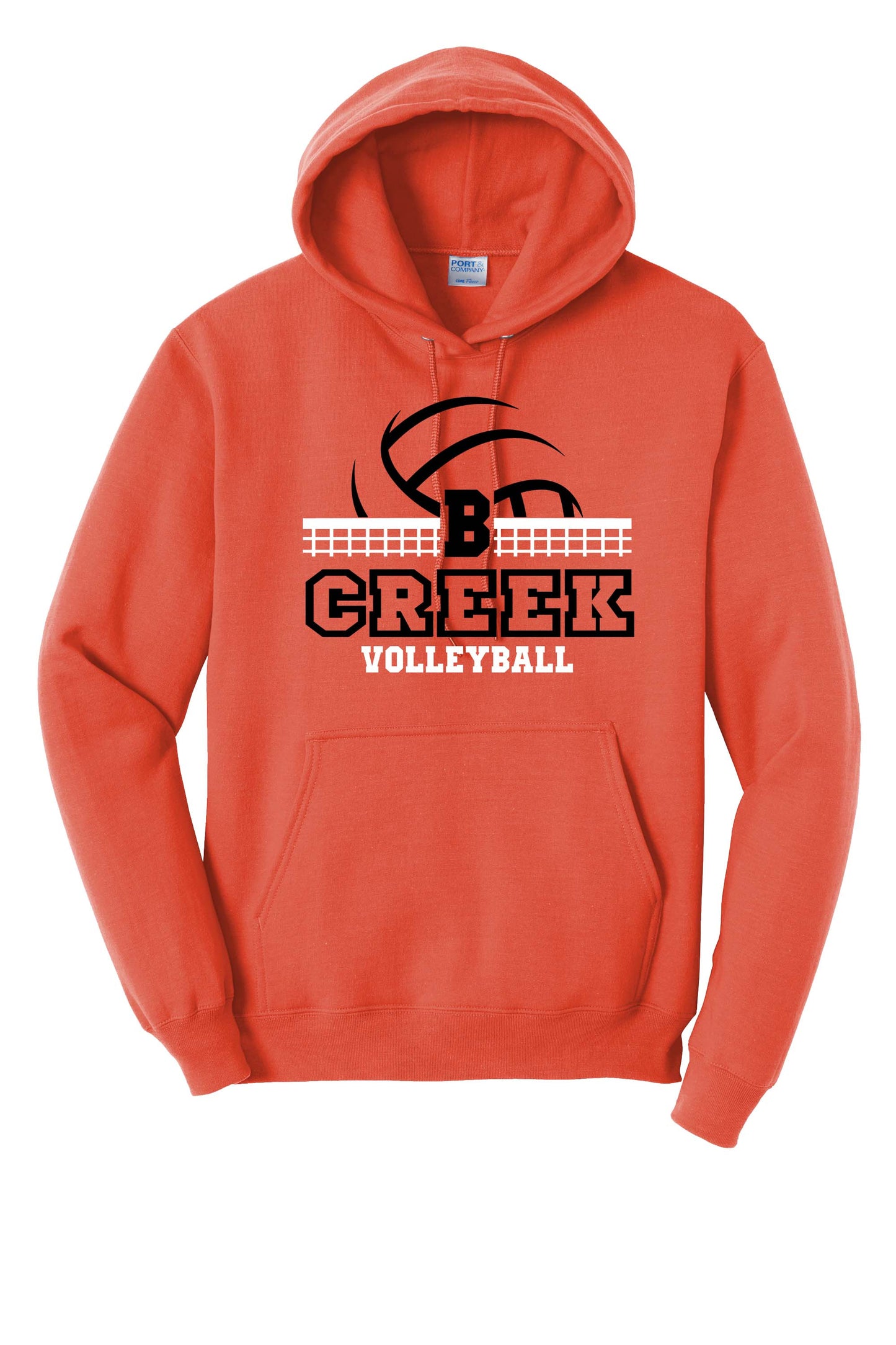 Beavercreek Volleyball B Port & Co® Core Fleece Pullover Hooded Sweatshirt