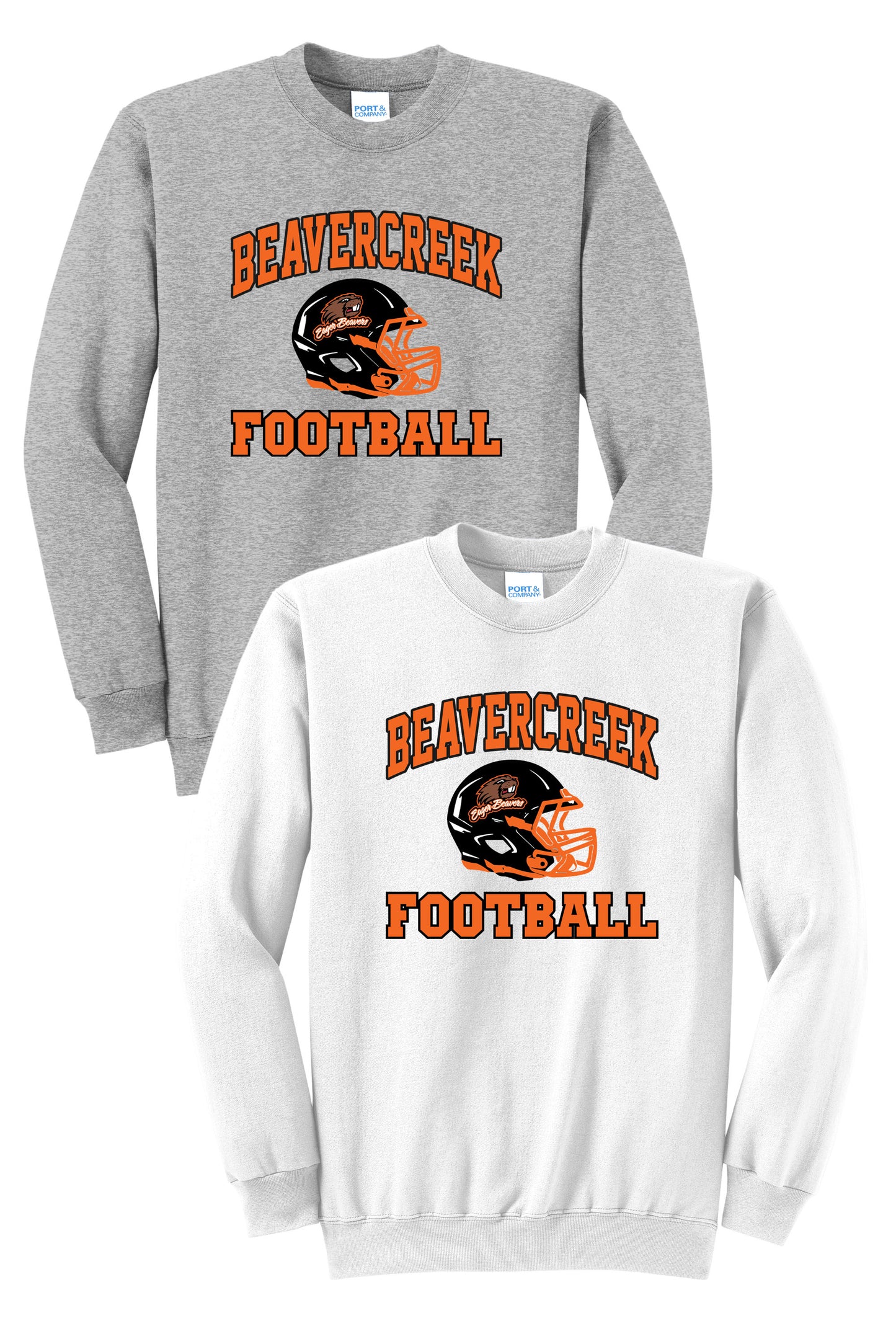 Beavercreek Football Port & Company® Core Fleece Crewneck Sweatshirt (Ready 7/6)