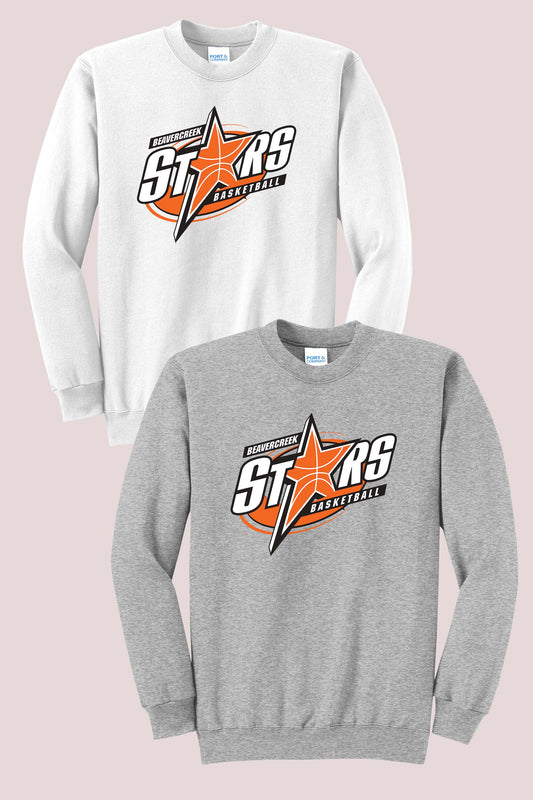 Stars Basketball Crewneck