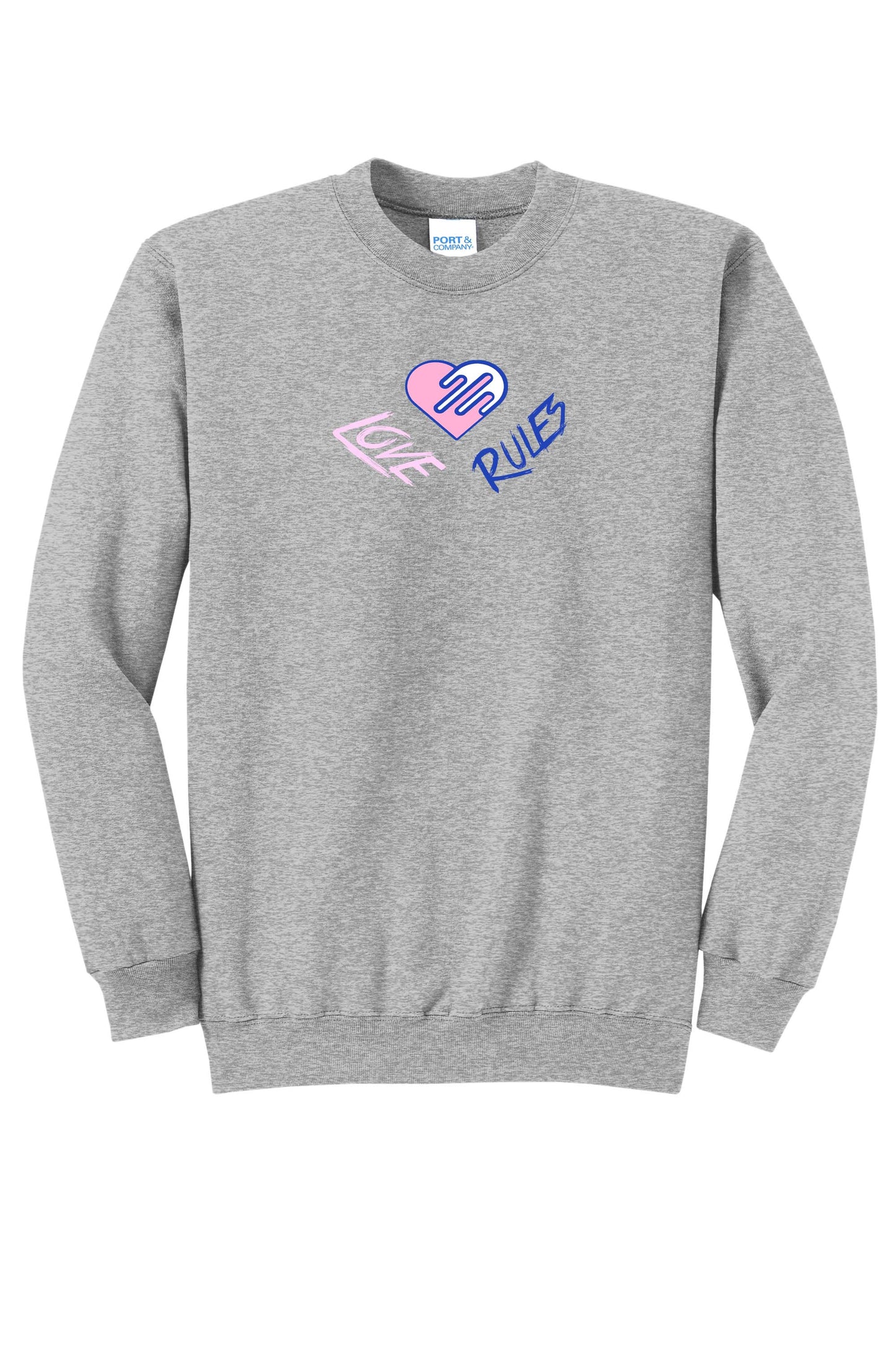Love Rules Crewneck Sweatshirt