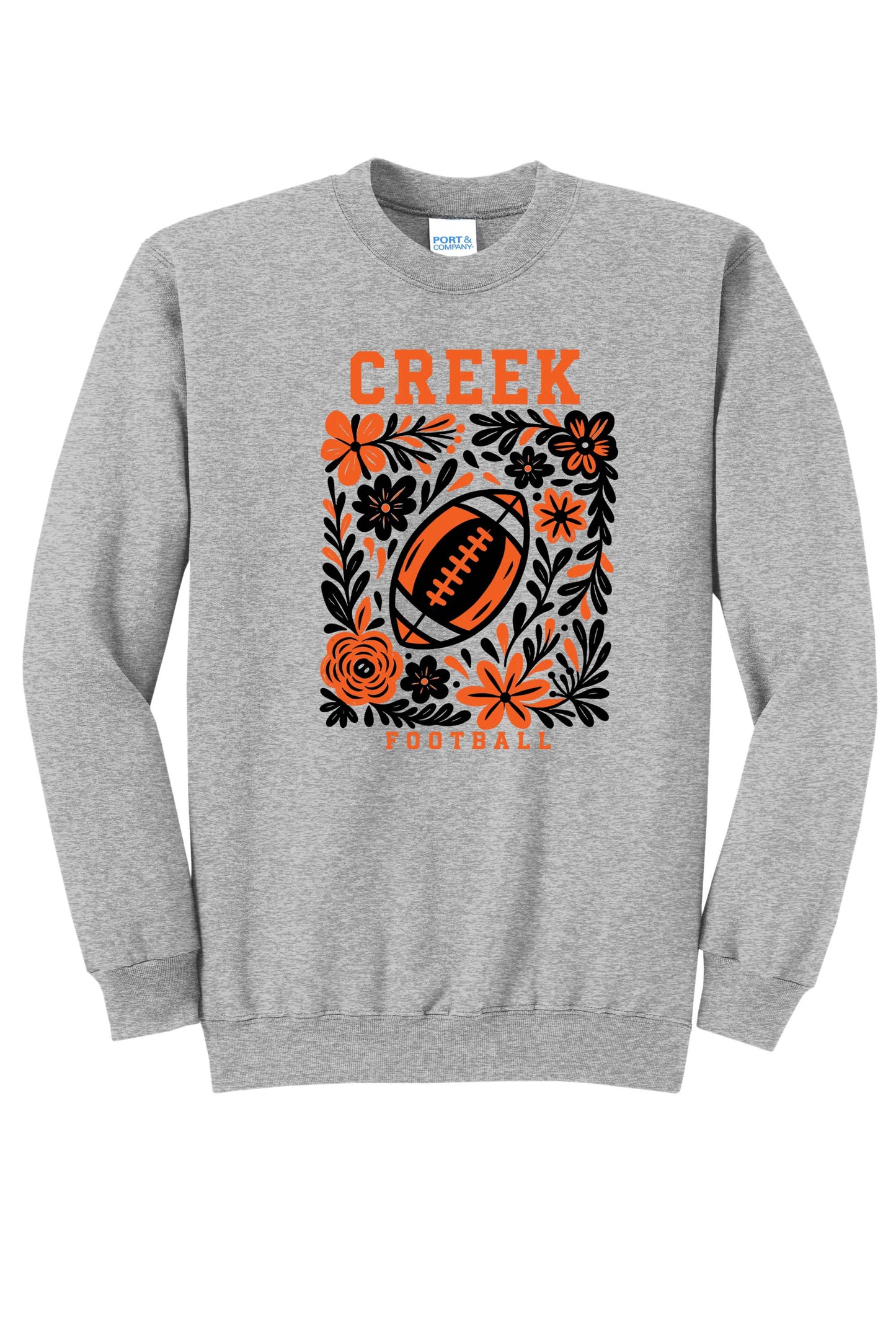 Beavercreek Floral Port & Company® Core Fleece Crewneck Sweatshirt (Ready 8/12)