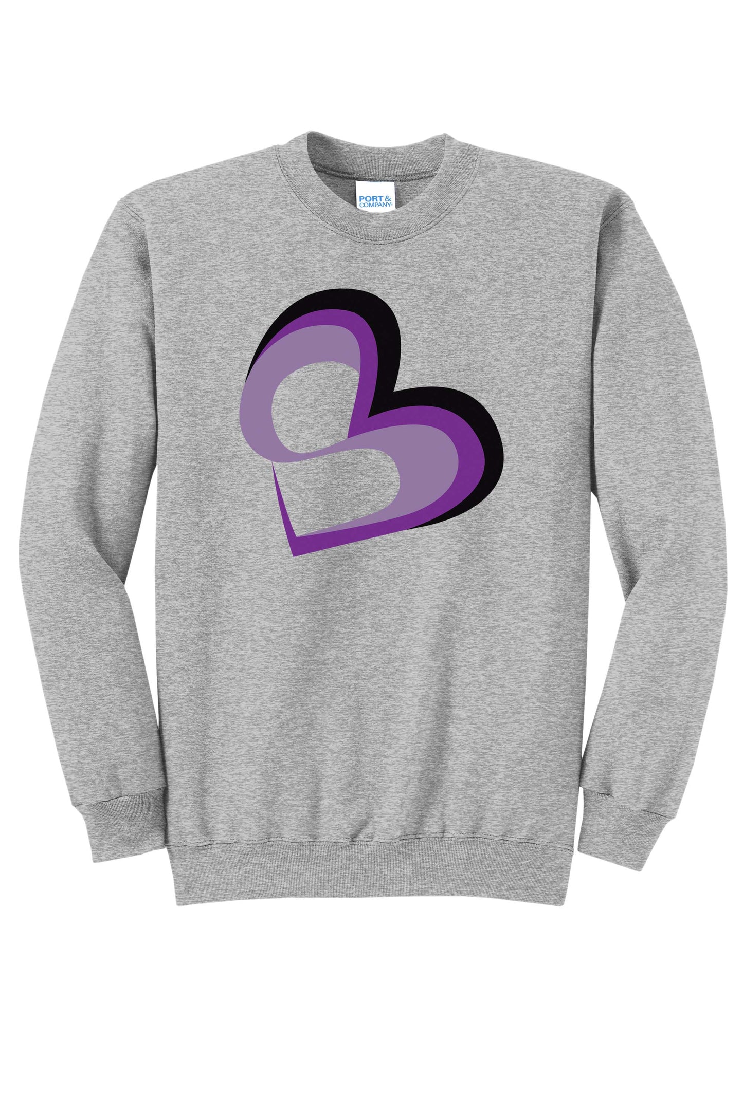 SBM Heart Large Chest Logo Crewneck Sweatshirt