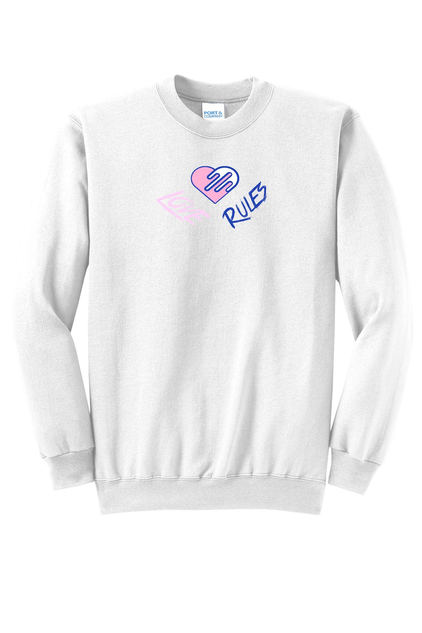 Love Rules Crewneck Sweatshirt