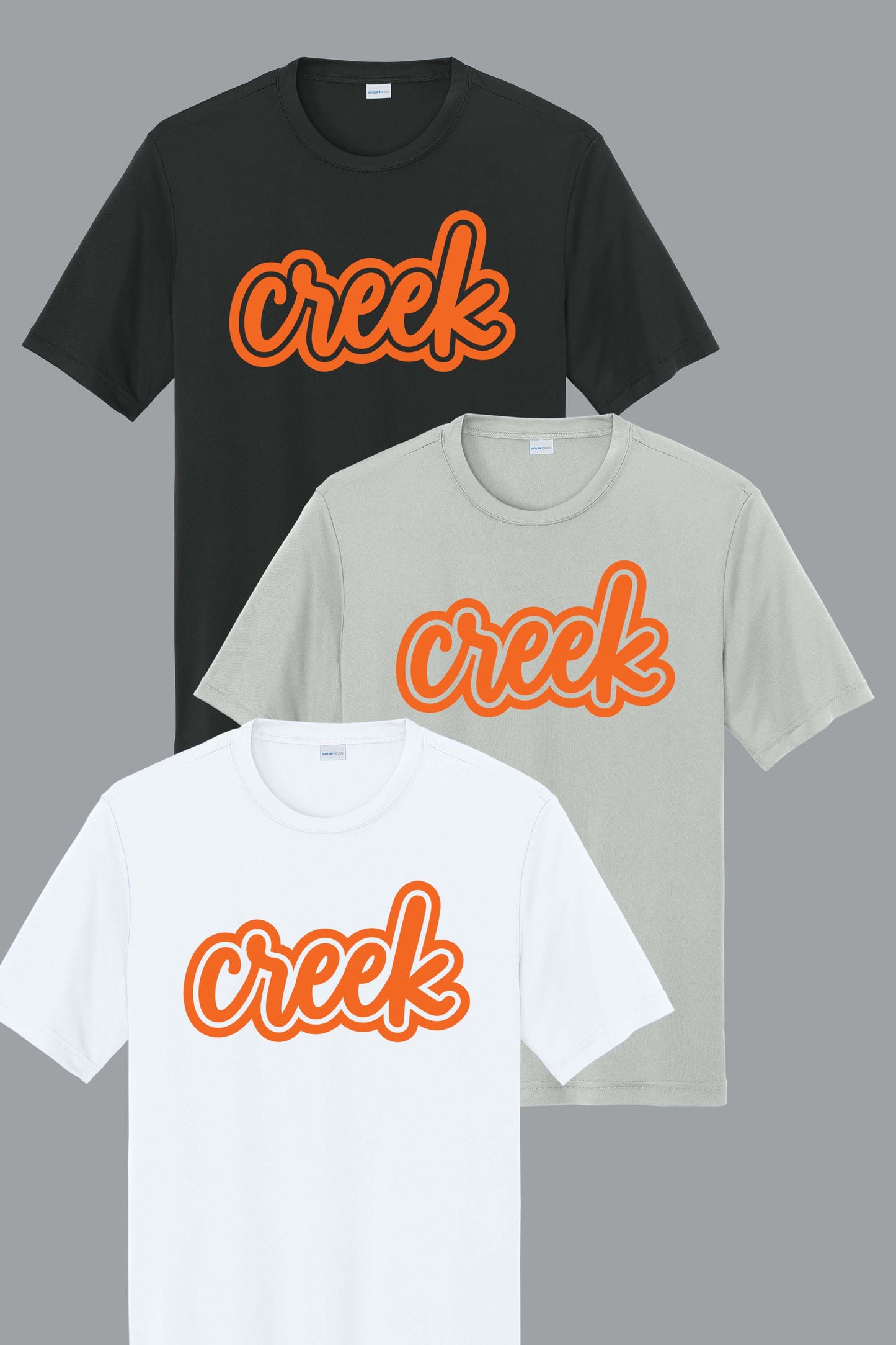 Creek Script Sport-Tek® PosiCharge® Competitor™ Tee (Ready 8/12)