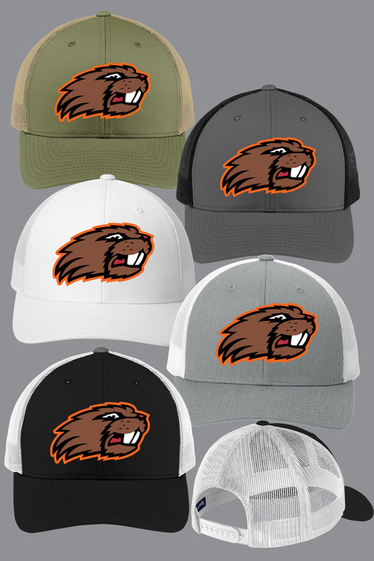Eager Beaver Trucker Embriodered Hat