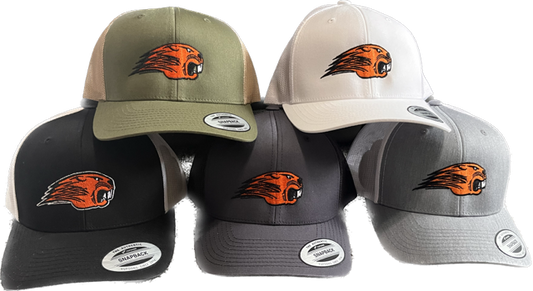 Beavercreek Trucker Embriodered Beaver Head Hat