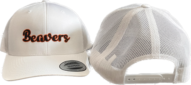 Beavercreek Trucker Embriodered Cursive Beavers Hat